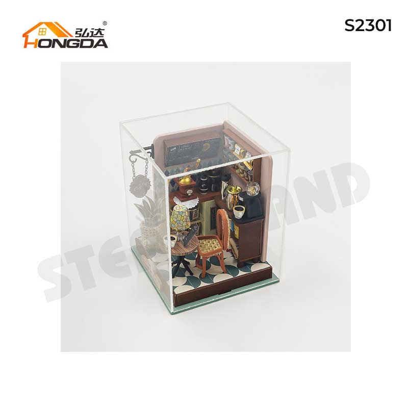 Bộ Đồ Chơi Sáng Tạo DIY Mô Hình Thu Nhỏ Góc Café Thư Giãn - HONGDA S2301