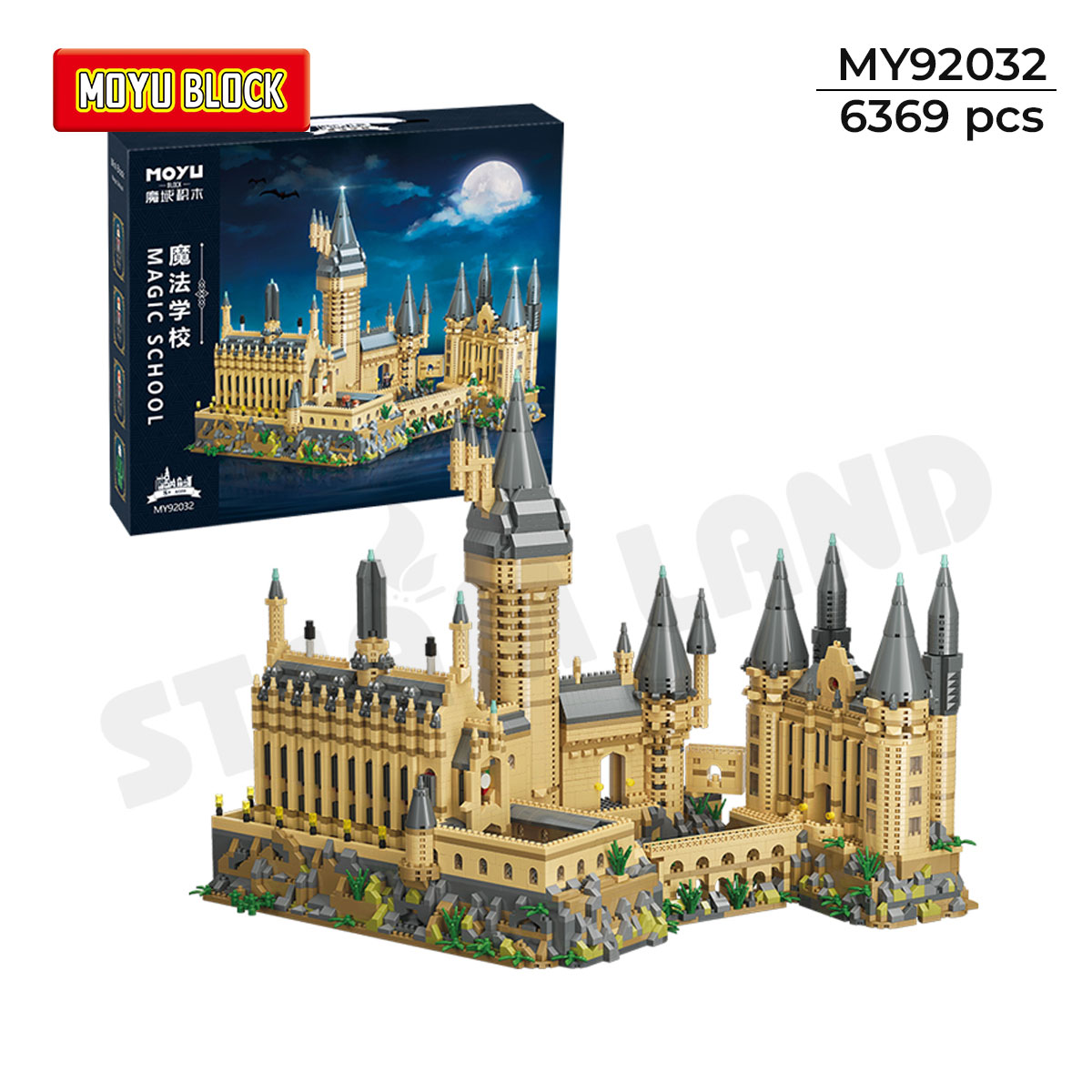 Lắp Ráp Trường học Phép Thuật Castle Hogwart Harry Potter – MOYU 92032