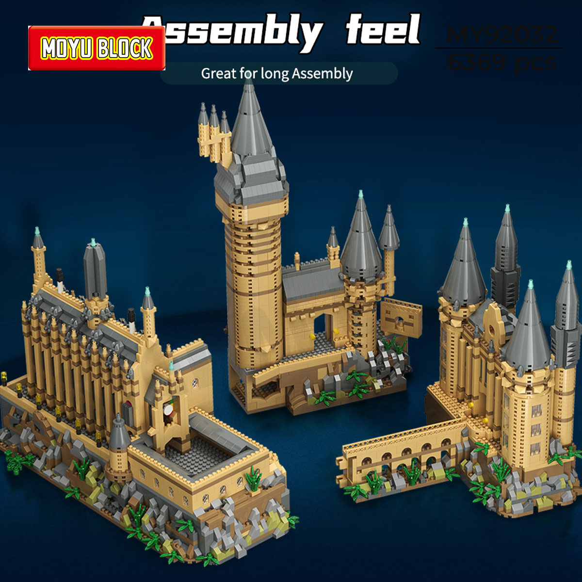 Lắp Ráp Trường học Phép Thuật Castle Hogwart Harry Potter – MOYU 92032