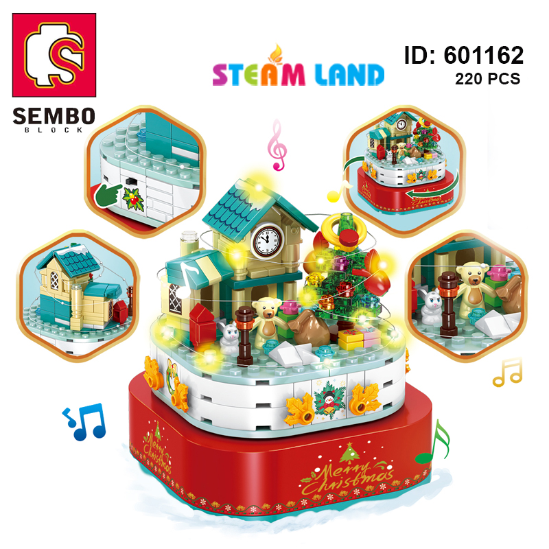 Hộp nhạc Giáng sinh Ngôi nhà Người tuyết