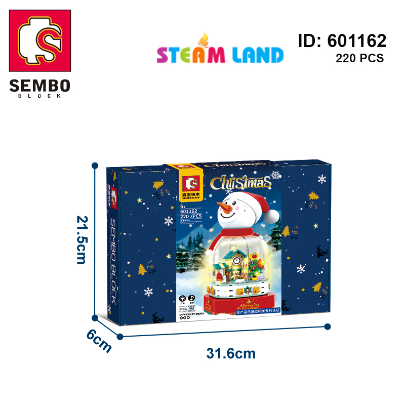 Hộp nhạc Giáng sinh Ngôi nhà Người tuyết