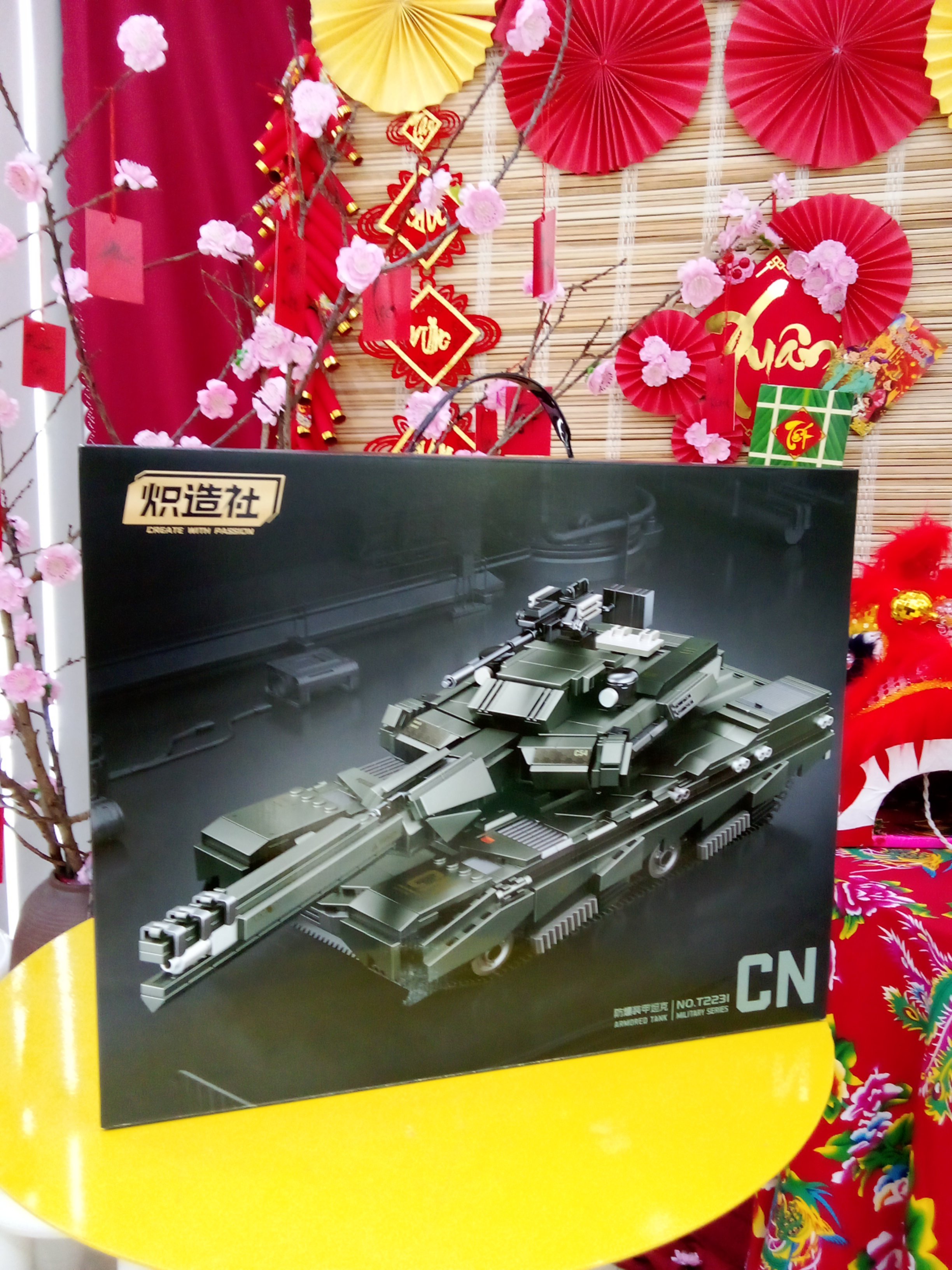 CZS-T2231-Bộ lắp ráp xe tăng lực lượng phòng vệ Steamland