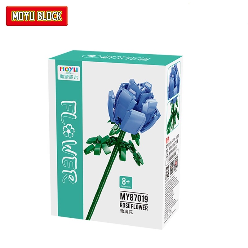 Lego hoa hồng xanh - MOYU 87019