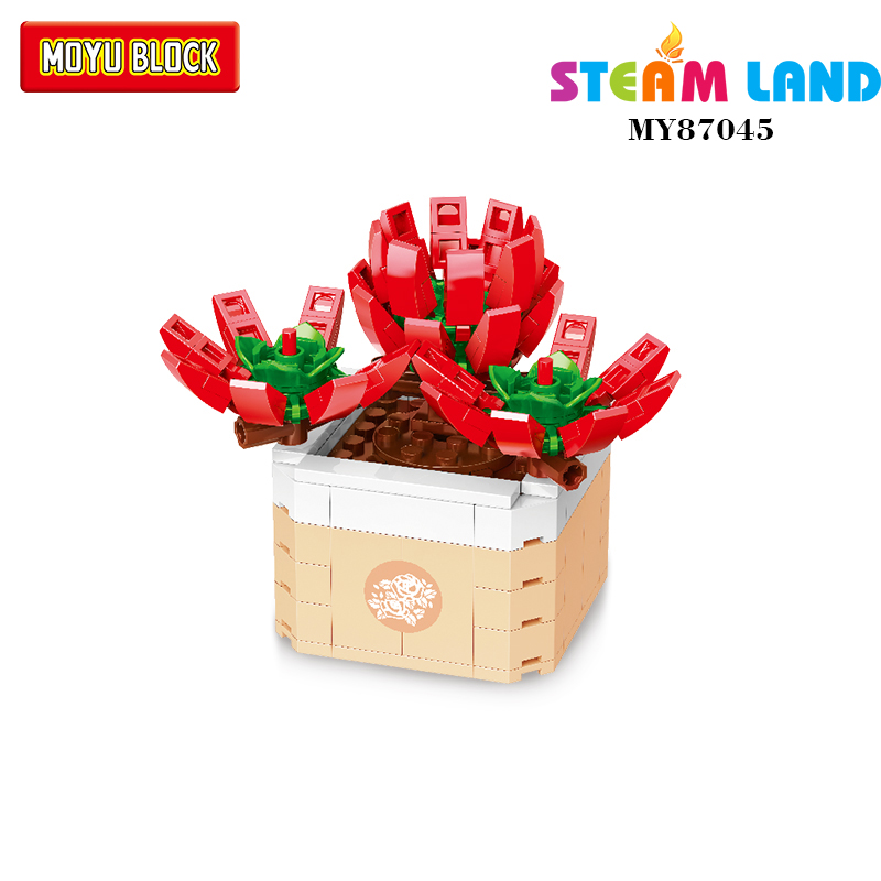 Bộ Lego hoa Tình yêu nồng cháy - MOYU 87045