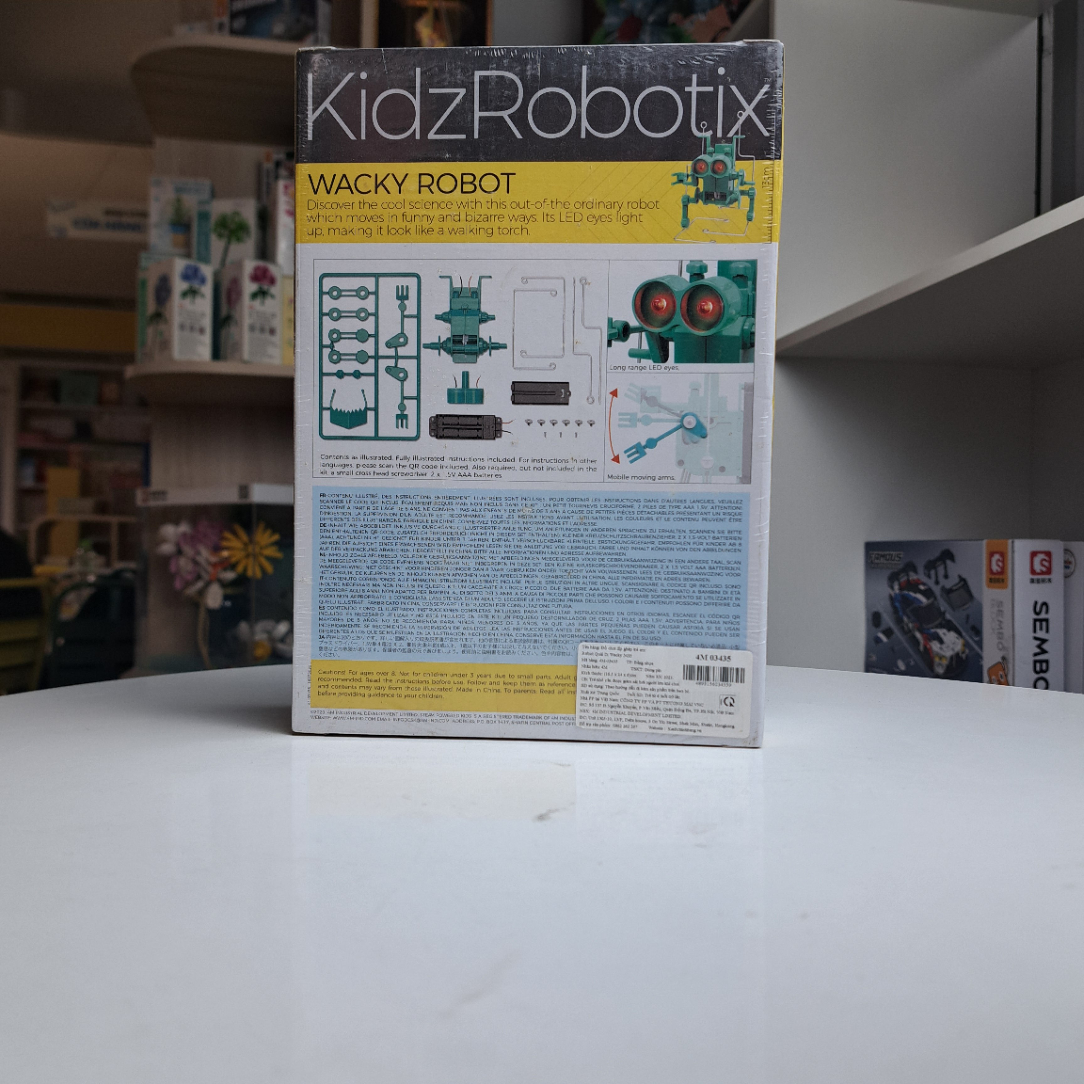 Đồ chơi (Giáo Dục STEM, Độ tuổi 5+) Robot quái dị Wacky - 4M (Đồ chơi Khoa học, Lắp ráp)