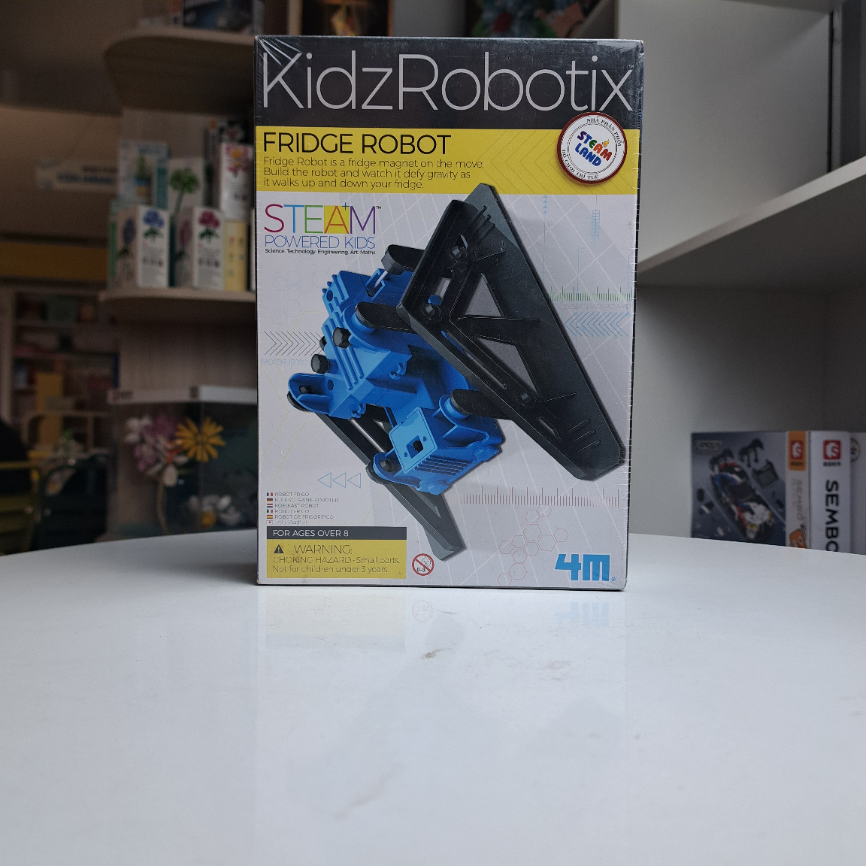 Đồ chơi (Giáo Dục STEM, Độ tuổi 5+) Robot tủ lạnh - 4M (Đồ chơi Khoa học, Lắp ráp)