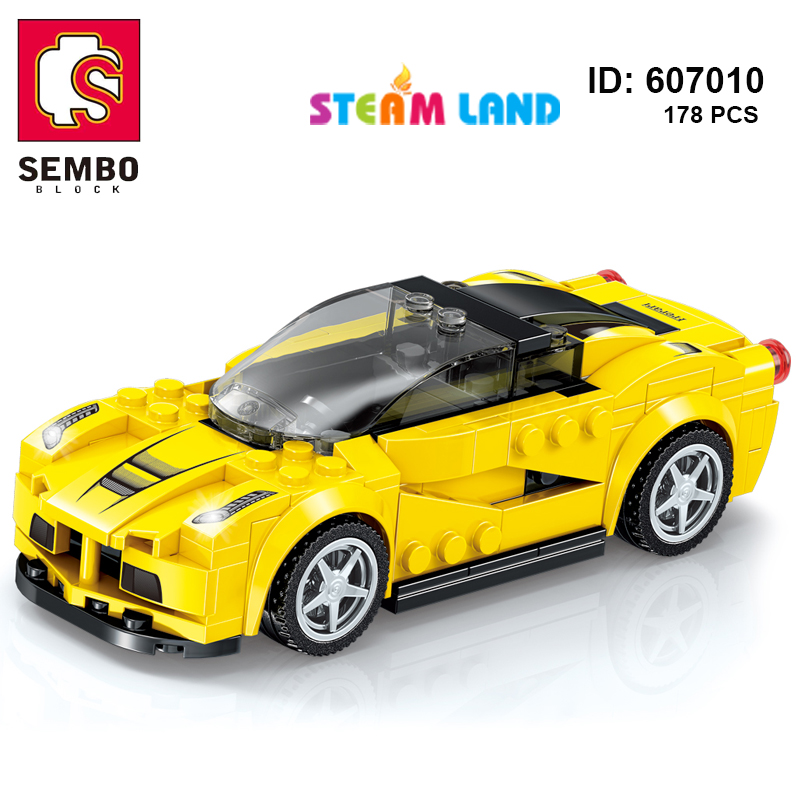 Xe thể thao màu vàng – SEMBO 607010