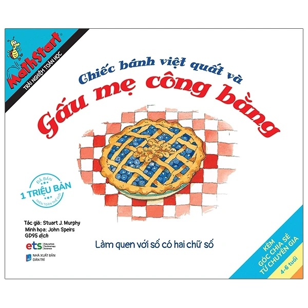 Mathstart trải nghiệm toán học: Chiếc bánh việt quất và gấu mẹ công bằng