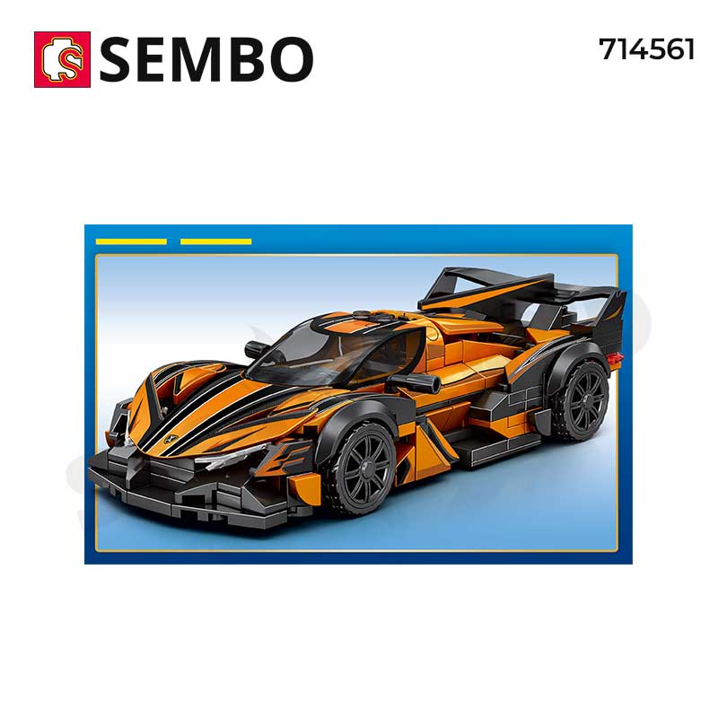 SEMBO-714561-Bộ lắp ráp  Xe Đua Bóng Tối