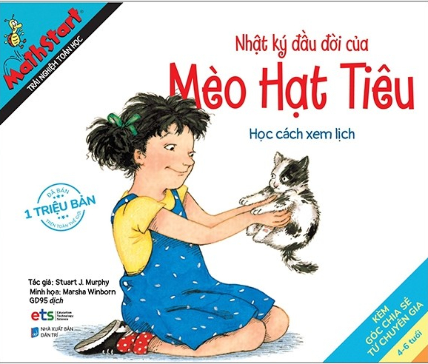 Mathstart trải nghiệm toán học: Nhật ký đầu đời của Mèo hạt tiêu