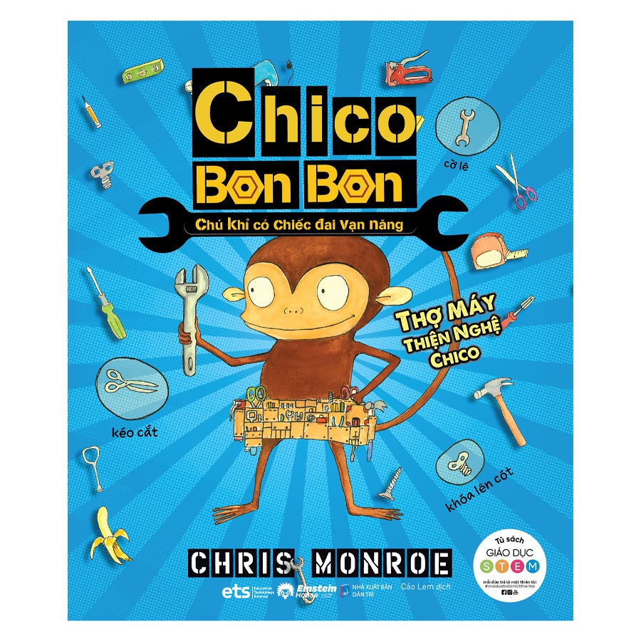 Bộ: Chico Bon Bon - CHÚ KHỈ có CHIẾC ĐAI VẠN NĂNG (Trọn Bộ 6 Cuốn)