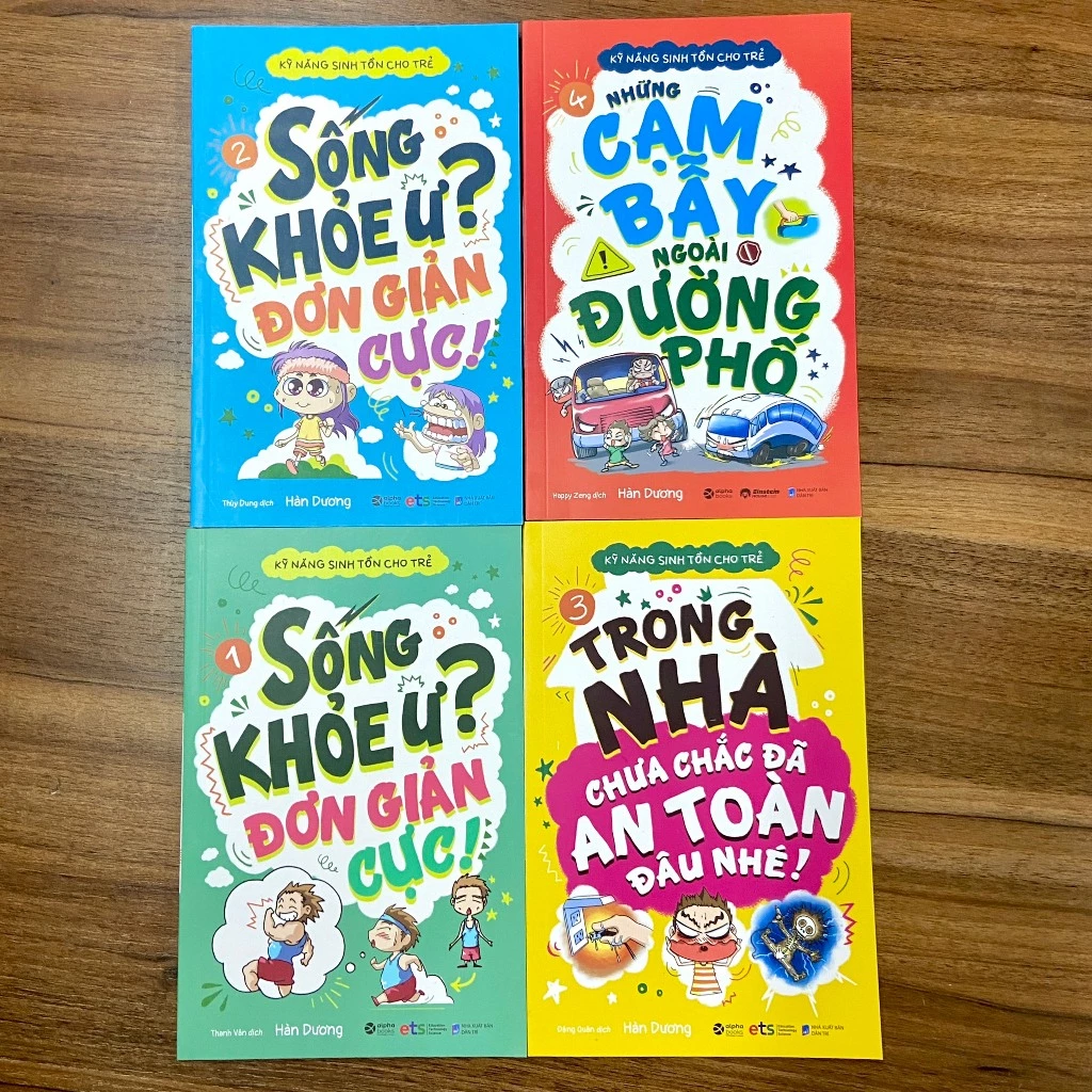 Sách Kỹ Năng Sinh Tồn Cho Trẻ - Tập 1: Sống Khỏe Ư? Đơn Giản Cực!