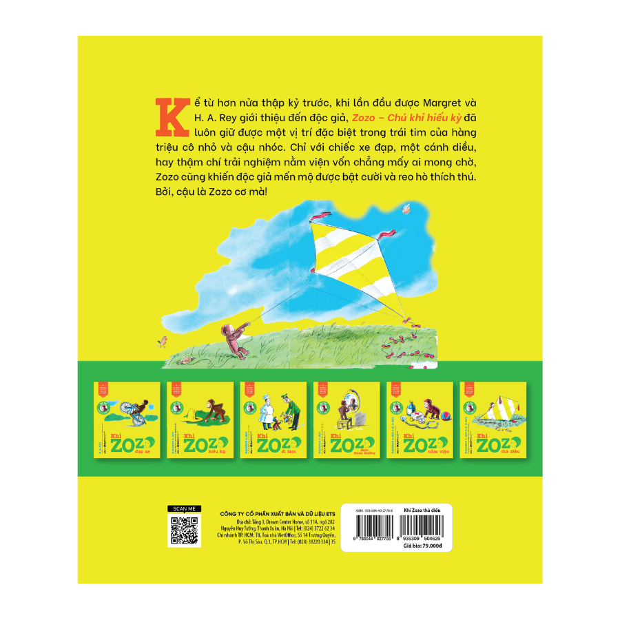 ZOZO chú khỉ hiếu kỳ: Khỉ ZOZO thả diều 89k
