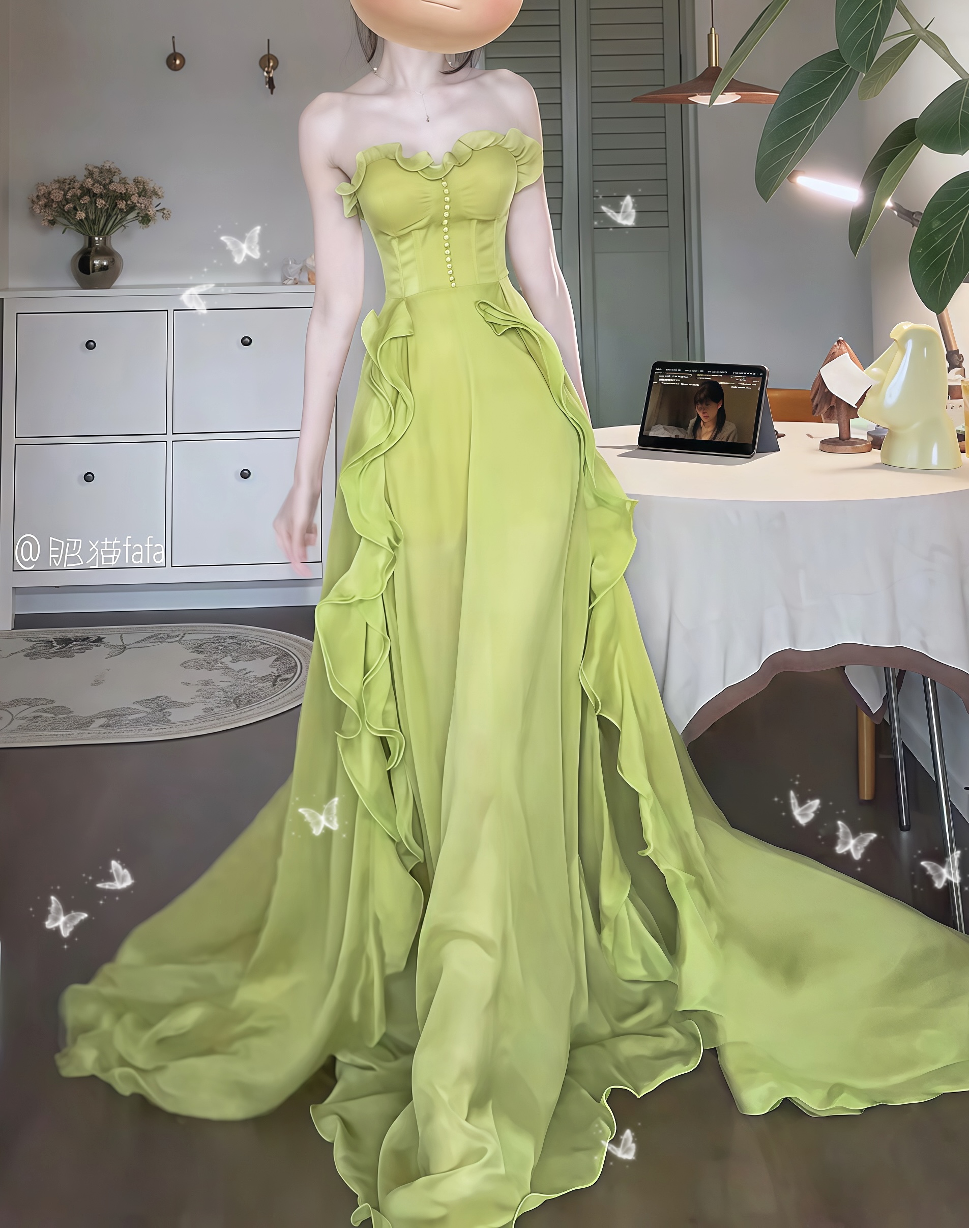 Green fairy dress X dollytang ELLISORDER Green fairy dress X dollytang ELLISORDER