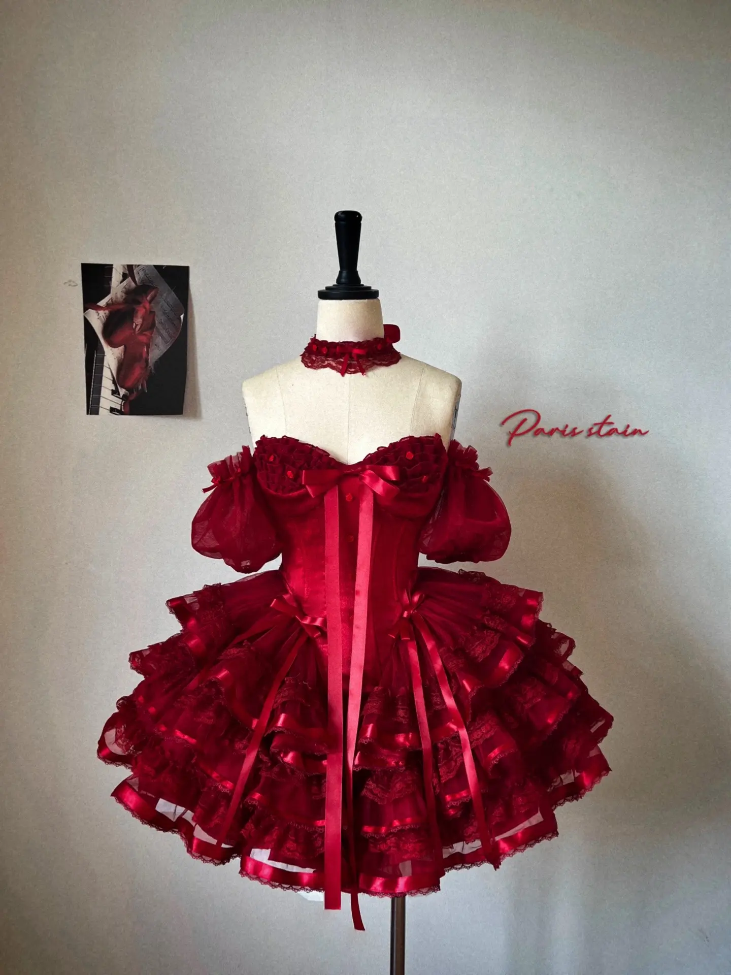 ( Stop Selling) Paris Satin X Secret Garden