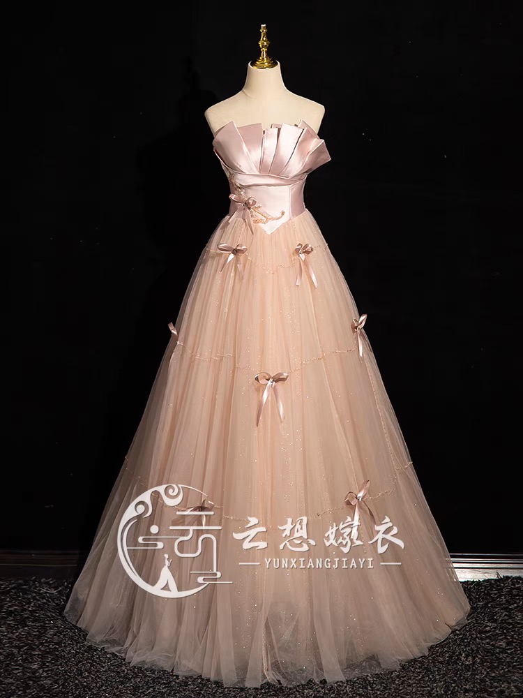 Pink evening dress P80