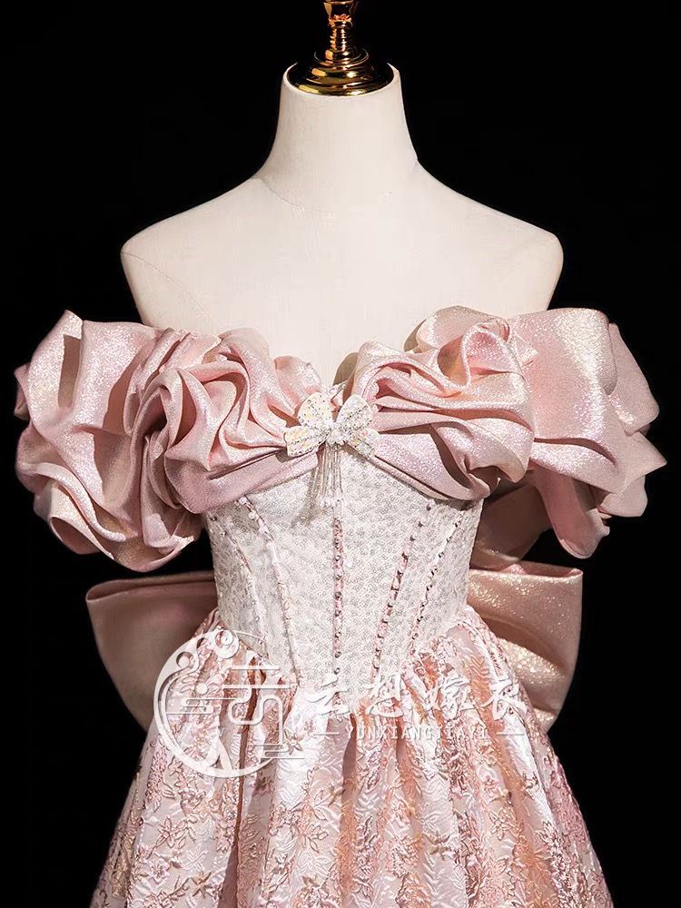 Pink evening dress P150