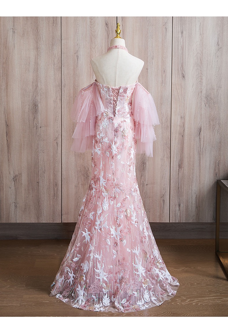 Pink Evening Dress C40