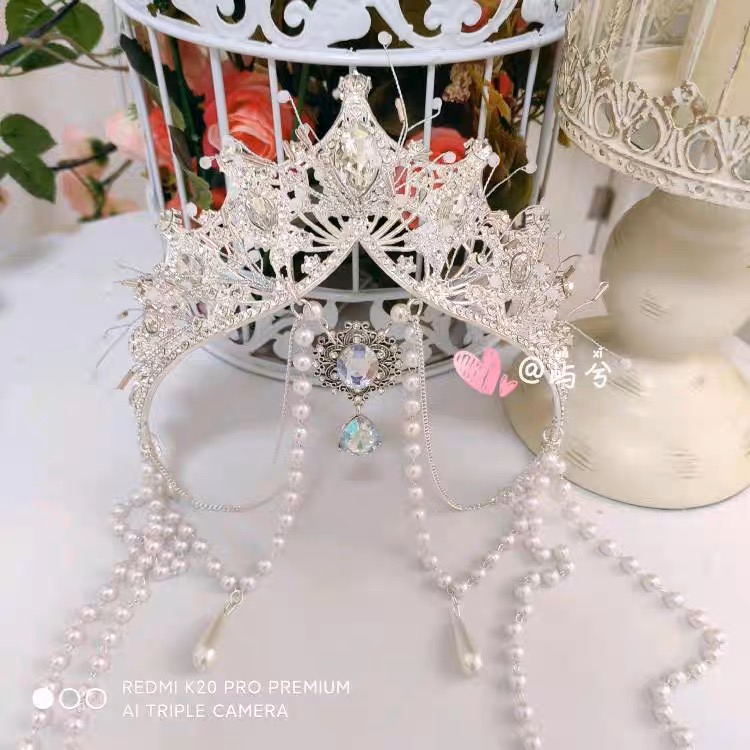 Wedding flower lolita crown X YuXiXiXi