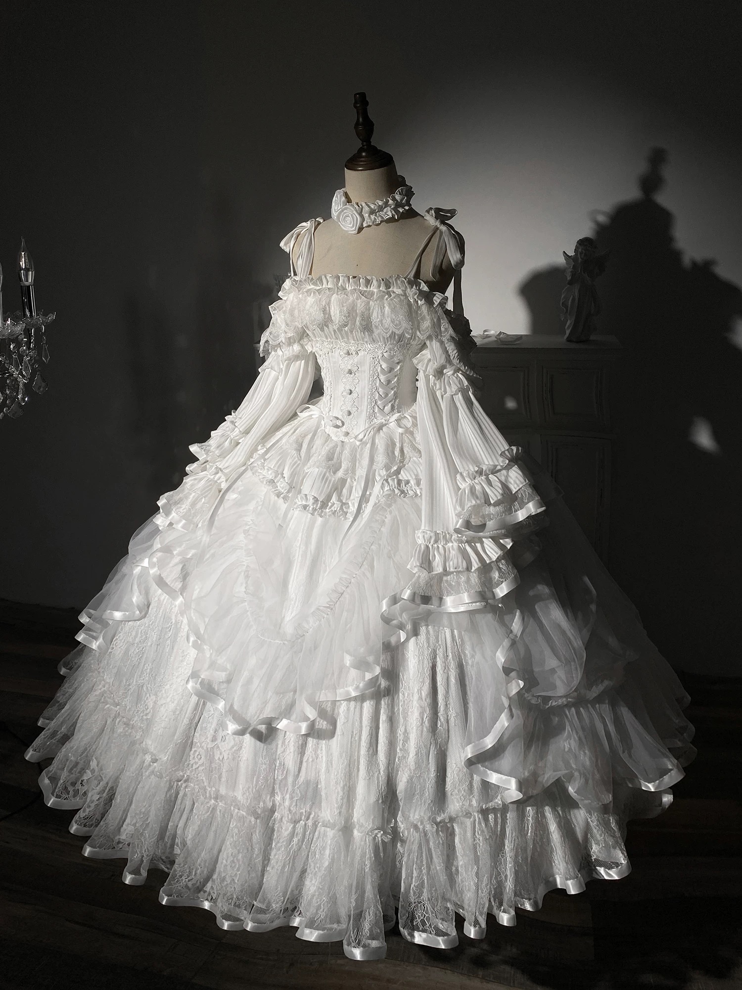 ( Pre Order ) Dark Gothic Corset Dress by Silent Manor