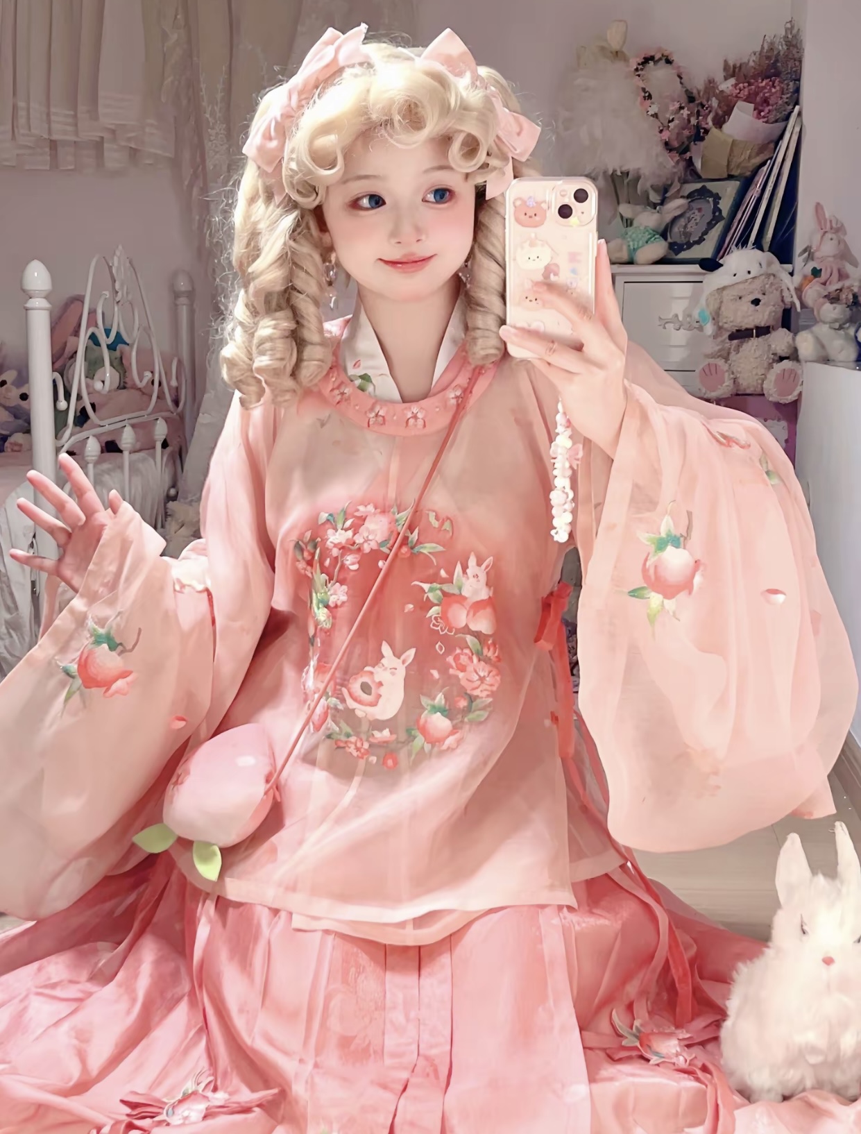 Peach Rabbit x GUANCHAOTING