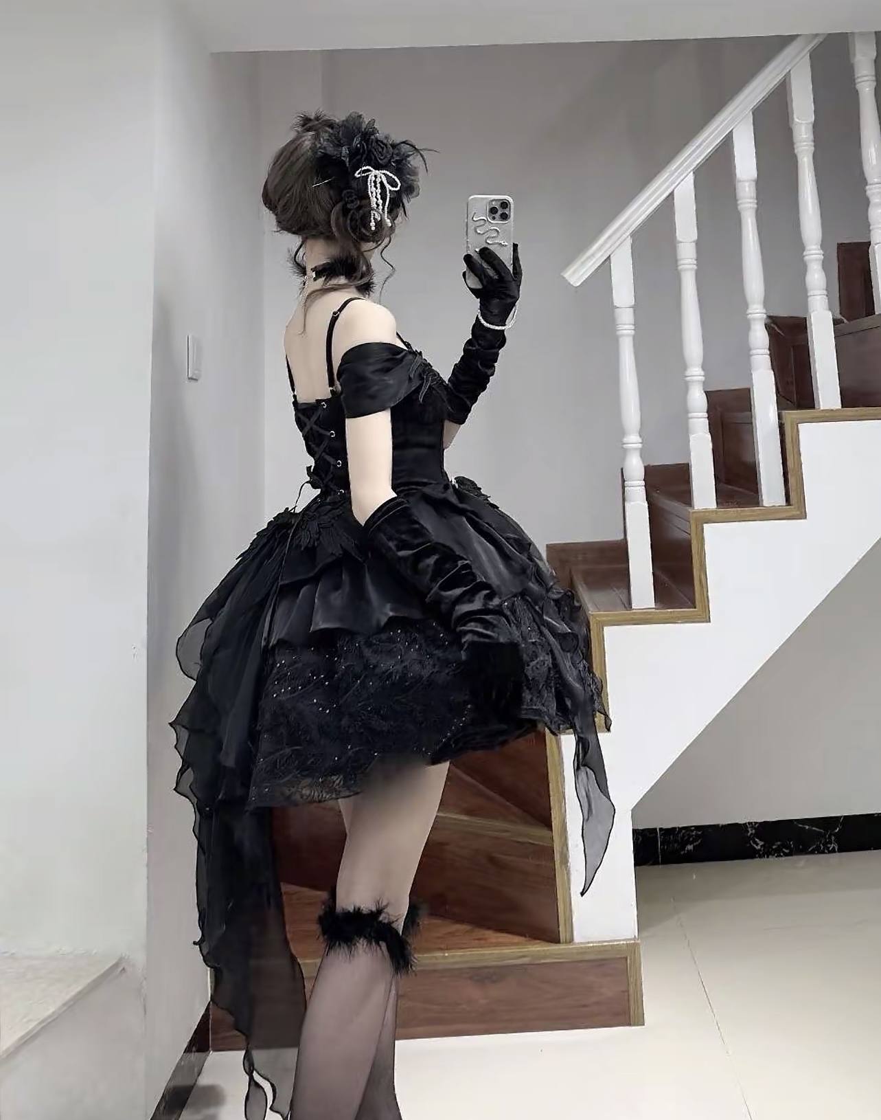 Feather Foating Fairy Dress by MeowGuo SenSen