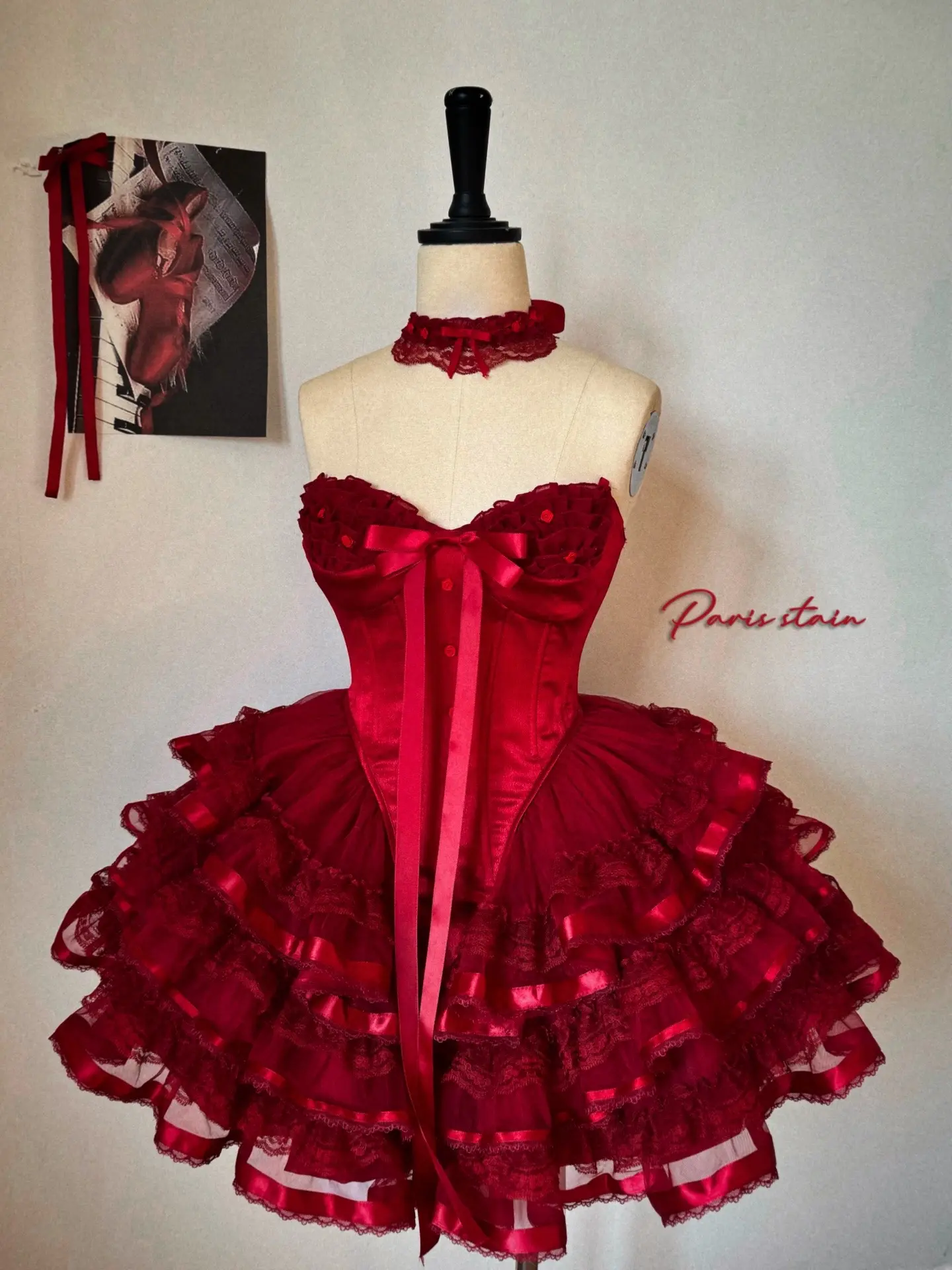 ( Stop Selling) Paris Satin X Secret Garden