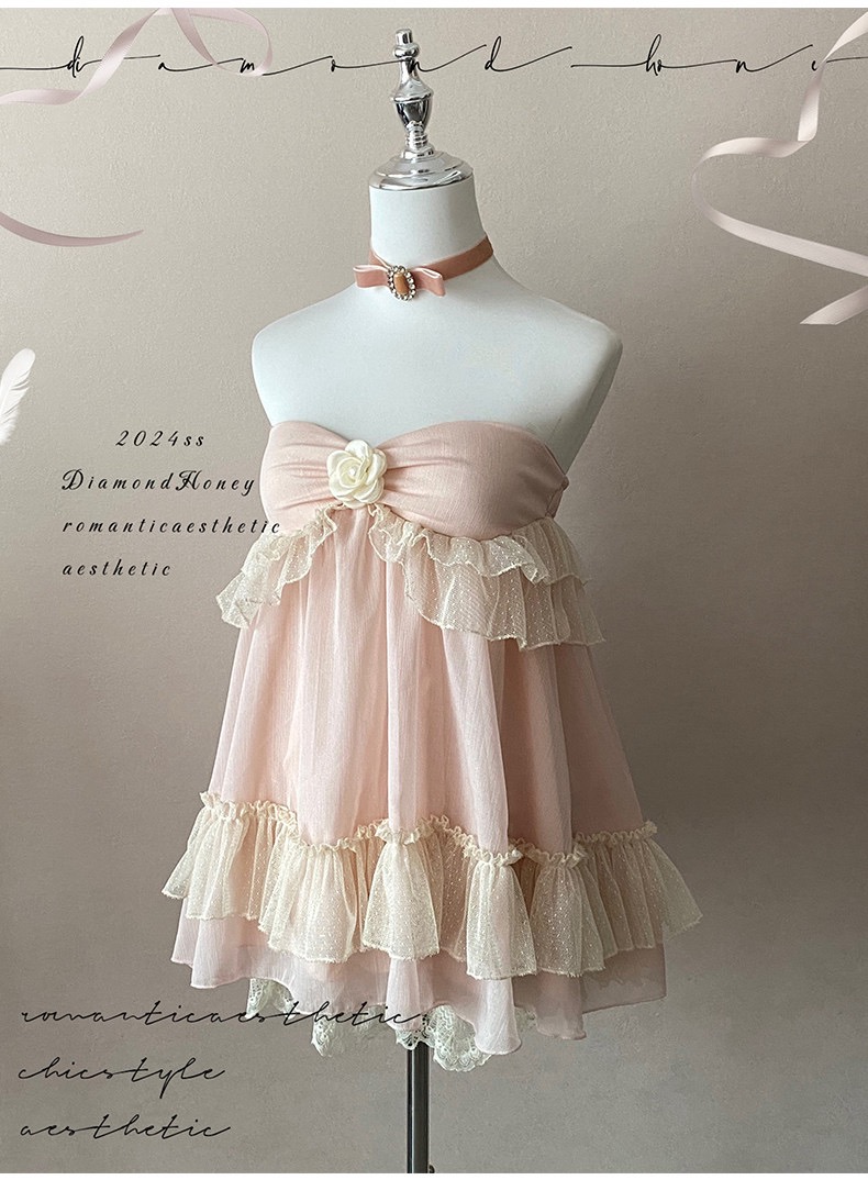 Doll feminine dress X Diamond Sweetheart