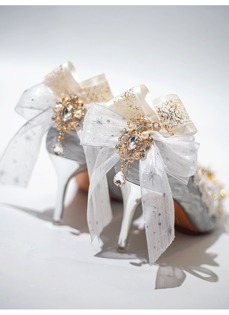 Sparkly high heels_ X Hexagram