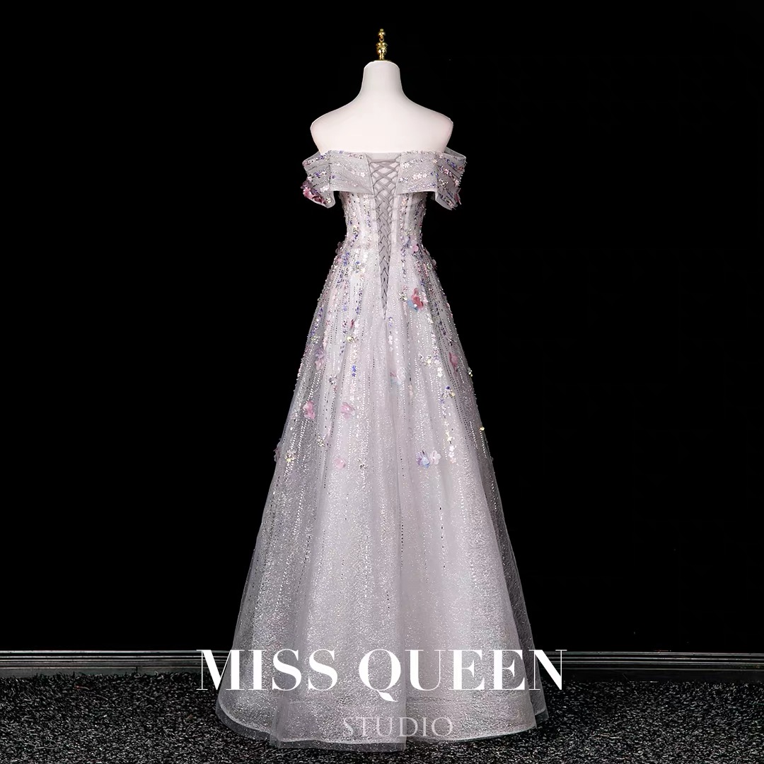 Elegant evening dresses, delicate and gentle wedding dresses, belonging to the high-end luxury segment MQ80