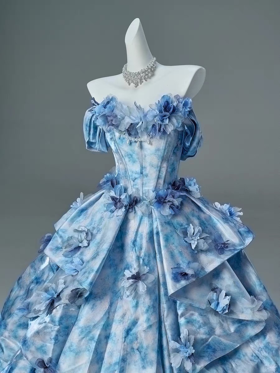 Na Yi's Floral Gown by CrossQueen