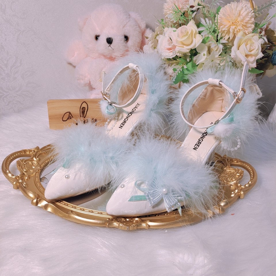Furry lolita shoes X Xiao Yaojing