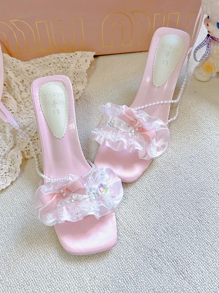 Coquette style shoes X pinkyo