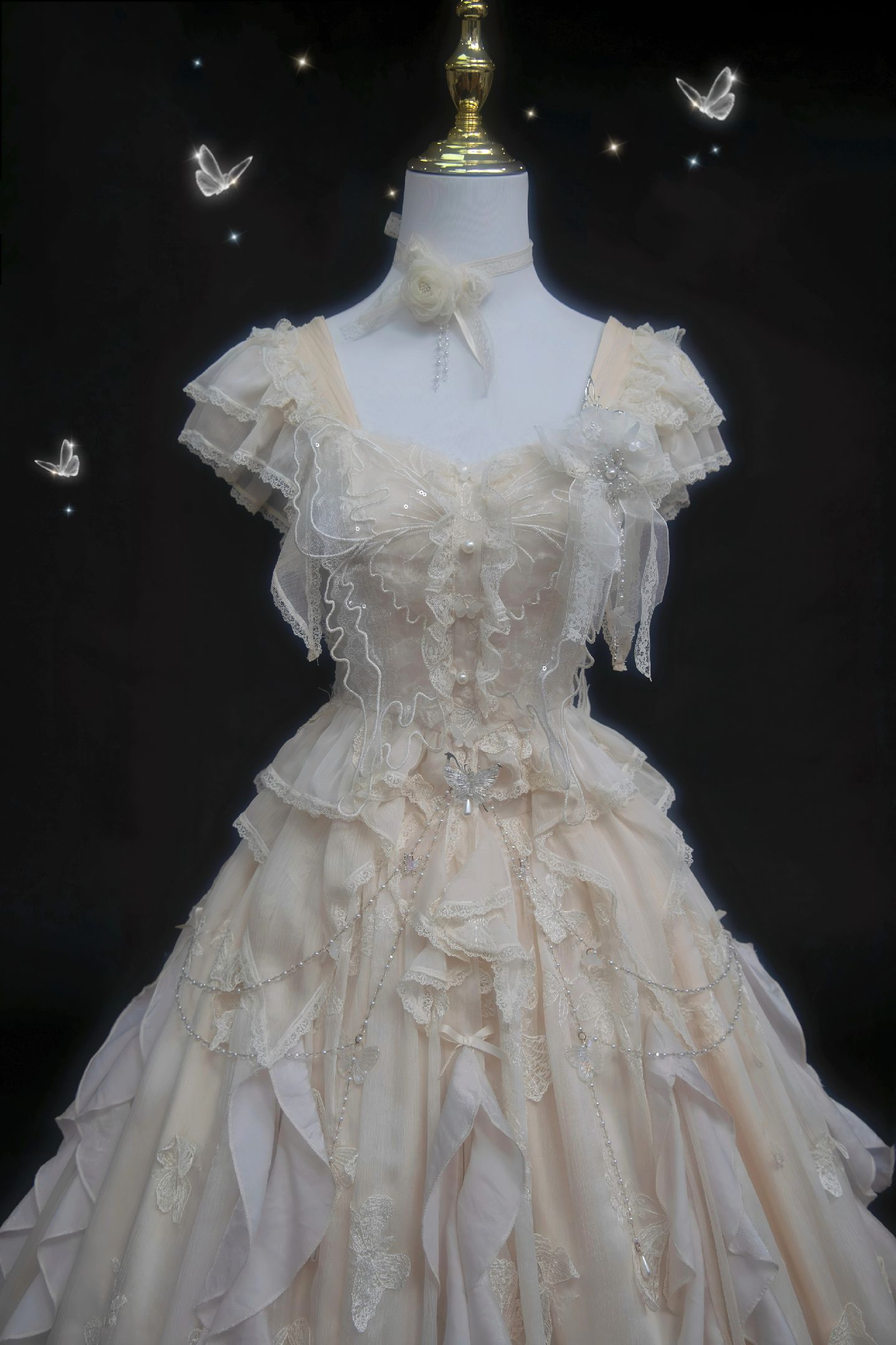 ( Stop Selling ) Butterflies fly gently X Star Cat lolita
