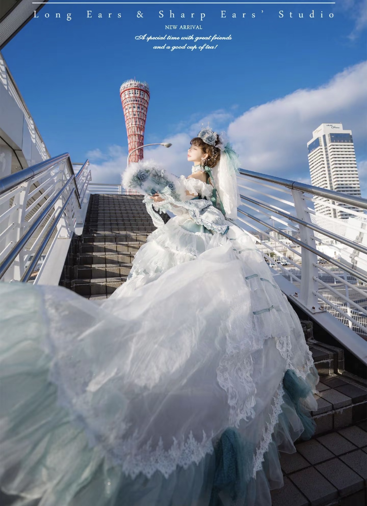 When dreams meet stars and flowers – Human figure illustration by Long Ears And Sharp Ears’ Studio