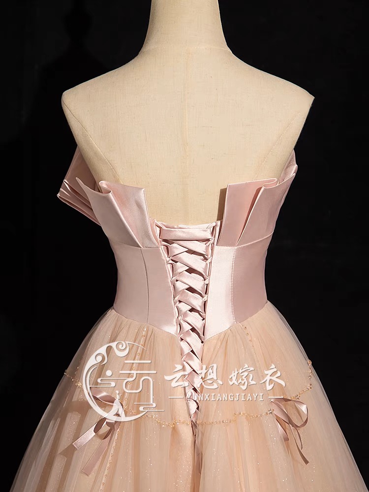 Pink evening dress P80