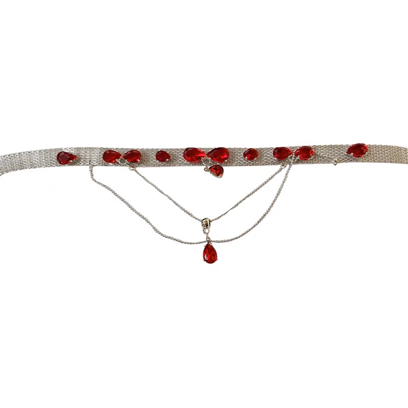 Sparkling beaded necklace A80