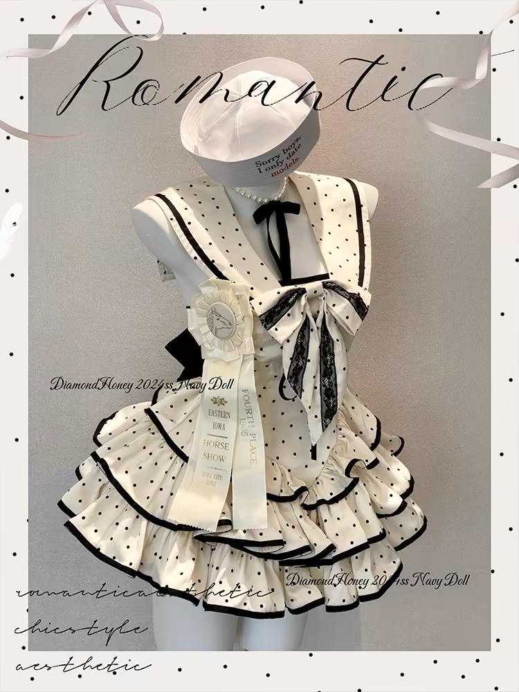 Doll feminine dress X Diamond Sweetheart