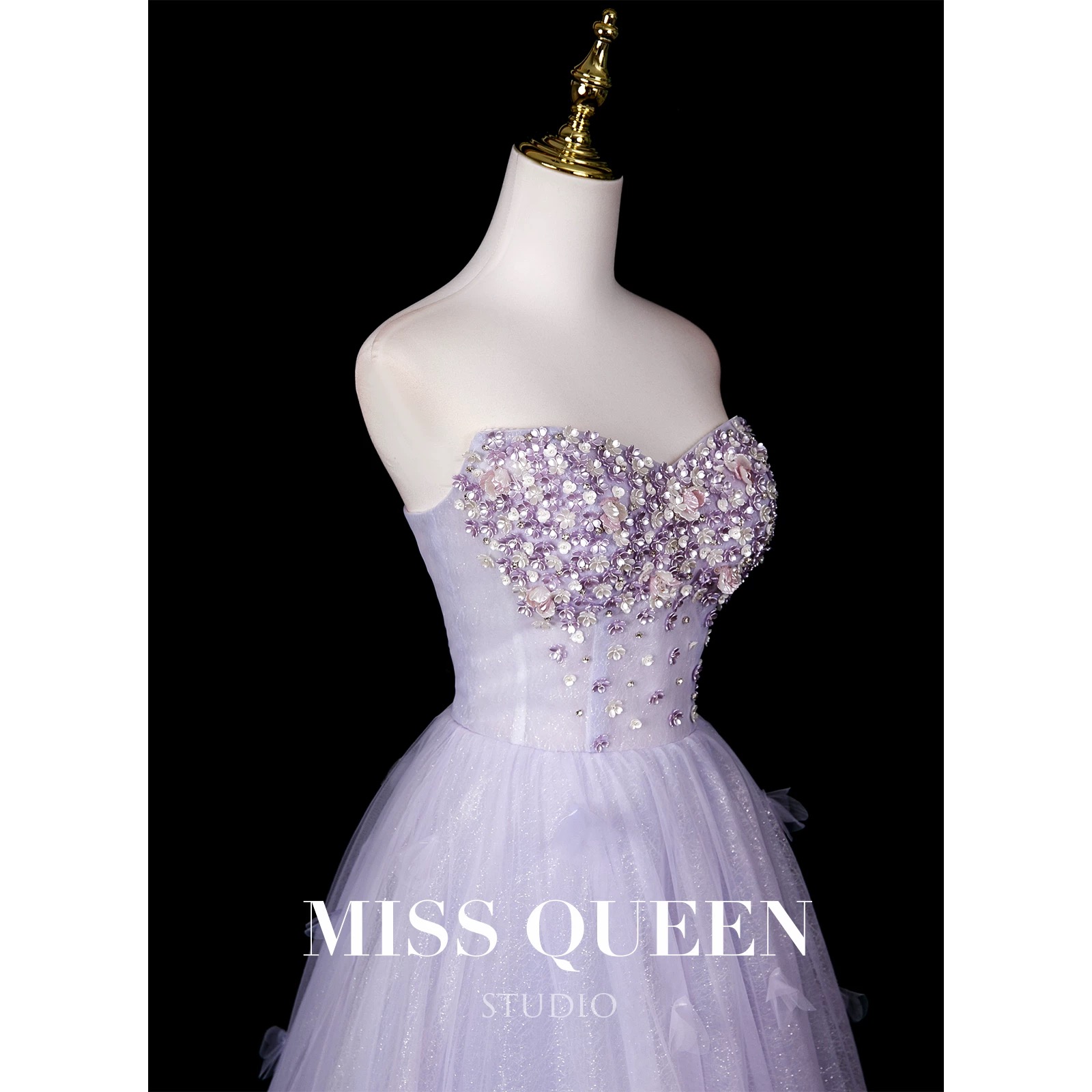 Purple evening dresses with cape and shawl, elegant evening dresses, party dresses, high-end wedding dresses MQ20