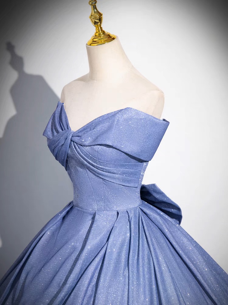 Blue Prom Dress B40