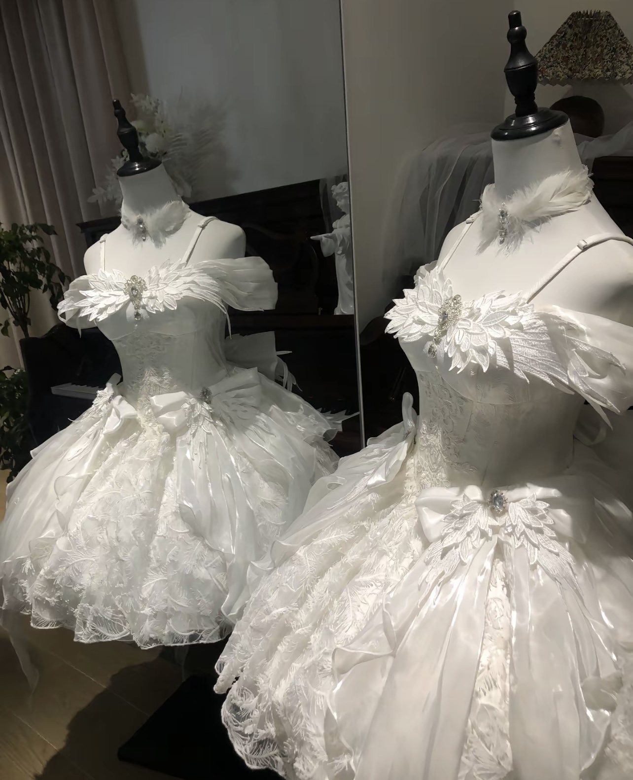 Feather Foating Fairy Dress by MeowGuo SenSen