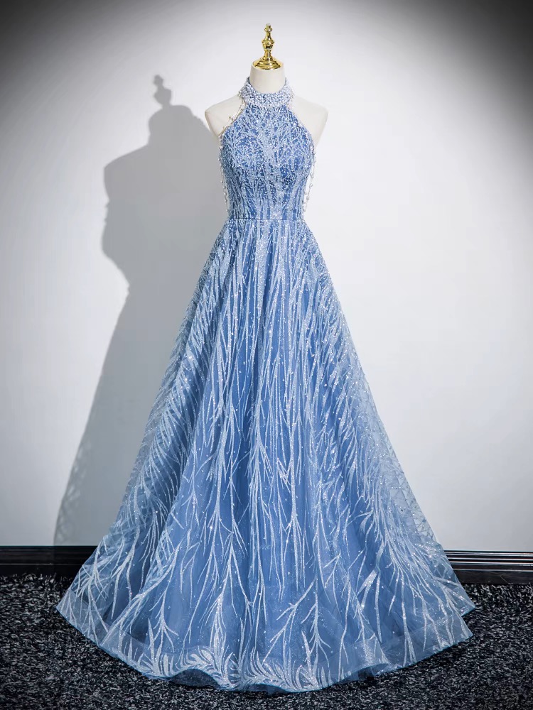 Blue Prom Dress B70