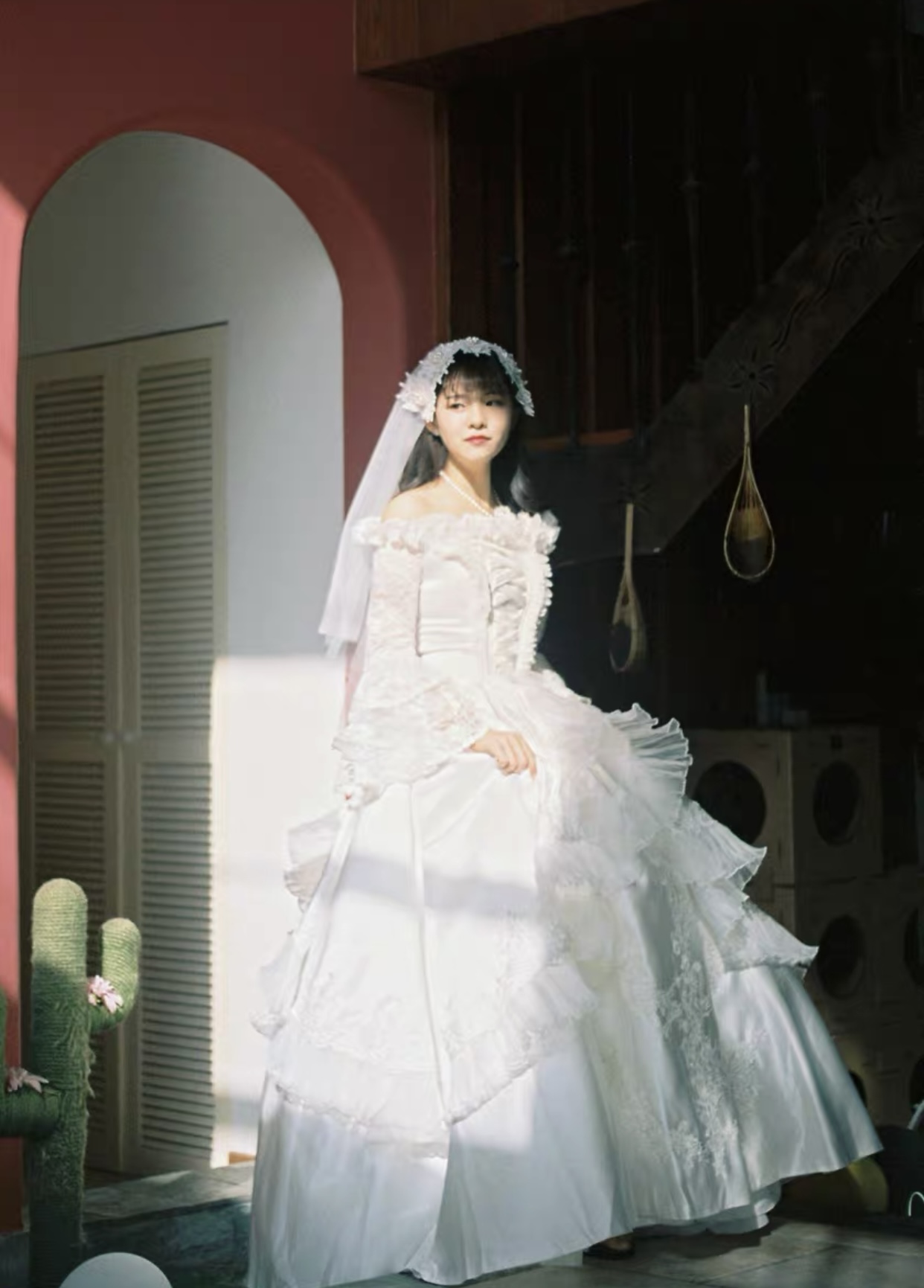 ( Stop selling ) Classic French lace embroidered dress X Qinghe