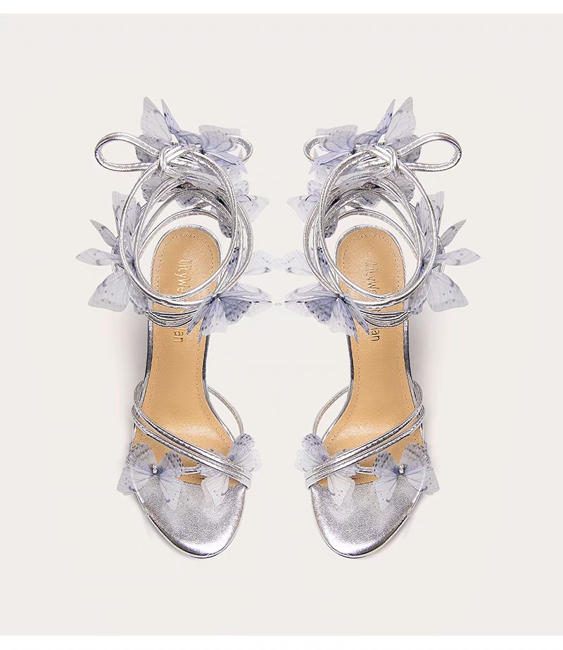 Summer butterfly sandal shoes X Lily Wei