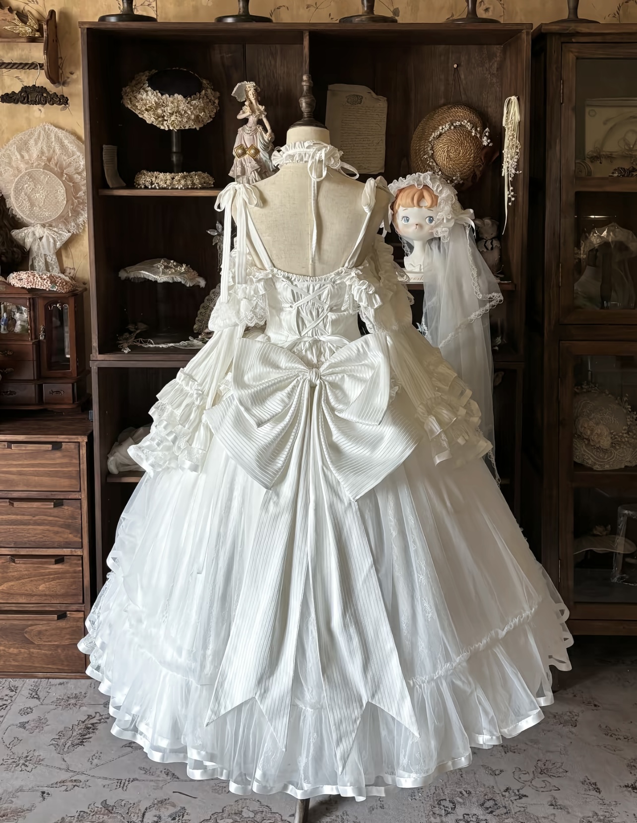 ( Pre Order ) Dark Gothic Corset Dress by Silent Manor