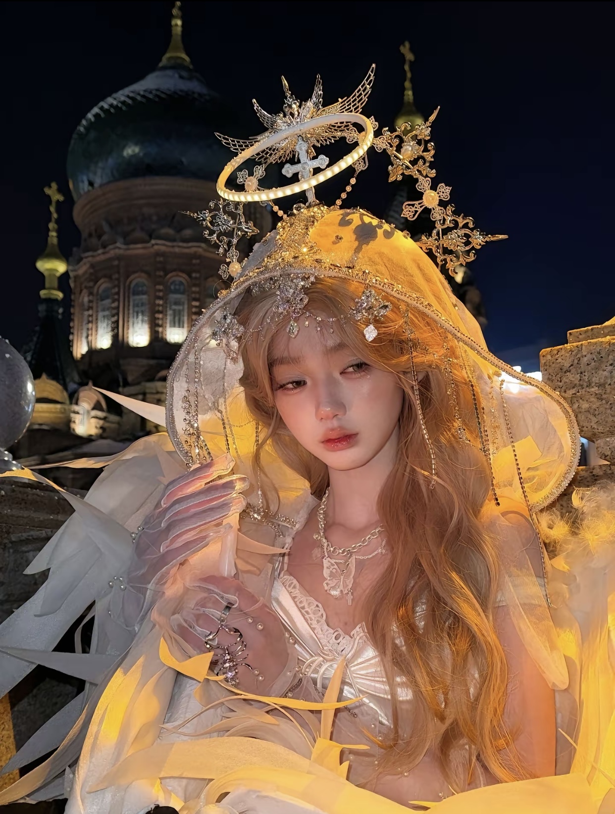 Set the head of the goddess M102 ( Includes back cover only, other accessories are not included )