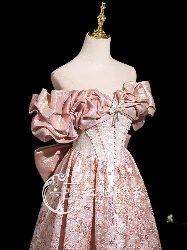Pink evening dress P150