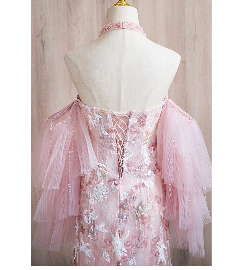 Pink Evening Dress C40