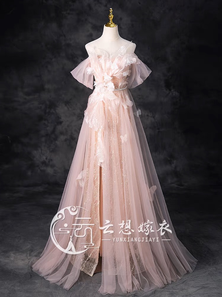 Pink evening dress P90