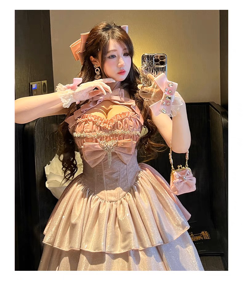 ( This link is available dress )Paris fragrance X Diamond Sweetheart